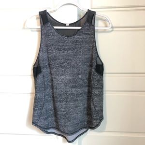 Lululemon Sculpt II Mesh Tank Top Starlight Black